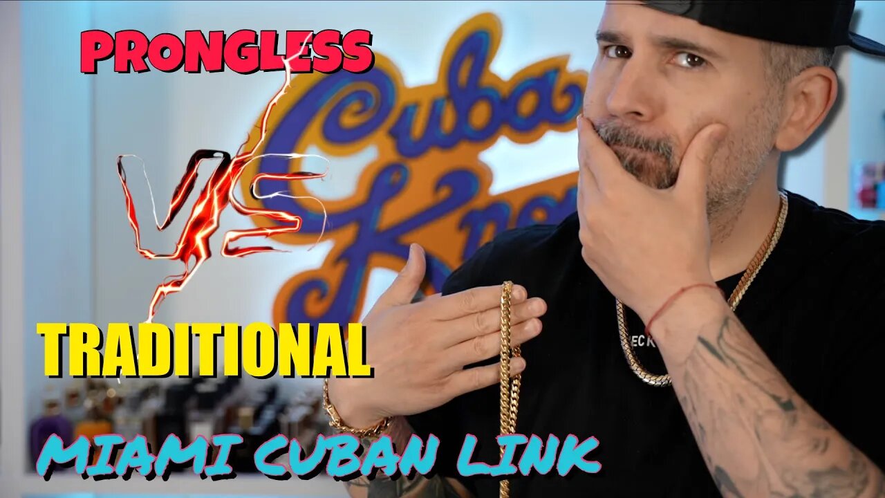 Cuban Linmk Rapper PRONGLESS MIAMI CUBAN LINK VS TRADITIONAL MIAMI CUBAN LINK CHAIN ...