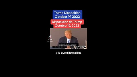 Trump Disposition-Spanish