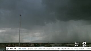 TIMELAPSE: Storm cell over Las Vegas