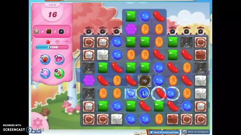 Candy Crush Level 1519 Audio Talkthrough, 3 Stars 0 Boosters