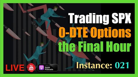 Final Hour 0-DTE SPX Options Trade - Catch a Falling Knife