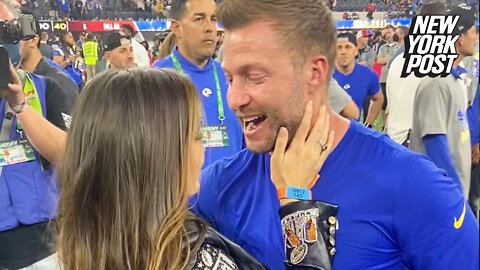 Super Bowl 2022 victory 'tastes pretty damn good' for Sean McVay's fiancée