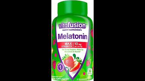 vitafusion Max Strength Melatonin Gummy Supplements