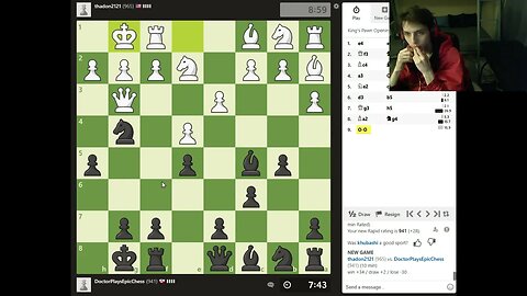 Online Rated Chess Match #5 On PC With Live Commentary