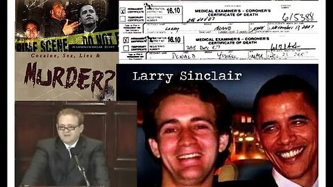 LARRY SINCLAIR OUTS #OBAMA FOR CRACK COCAINE - GAY SEX - AND MURDER