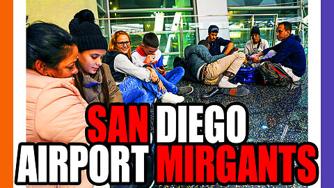 San Diego Airport Now Filled With Migrants