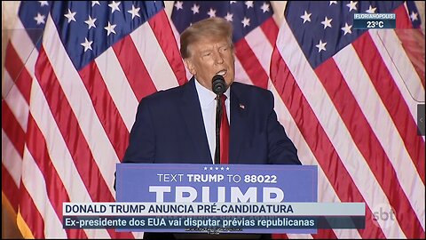 Donald Trump anuncia pré-candidatura à presidência dos EUA SBT Brasil