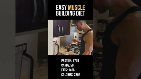 🥩🥚 EASY MUSCLE BUILDING DIET 🥩🥚 #shorts #carnivorediet #fitness