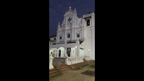 Colva beach church in Goa