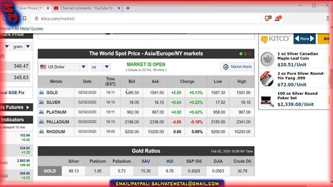 Super Bowl Pregame & Gold & Silver Market Watch :LIVE