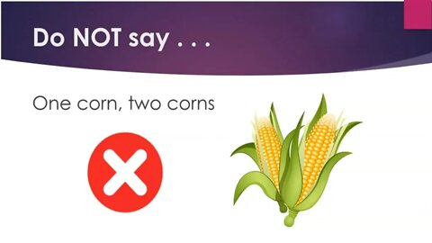 How to learn English: Corn