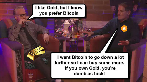 Bill Maher & Mark Cuban: "₿itcoin vs Gold" Debate 💰