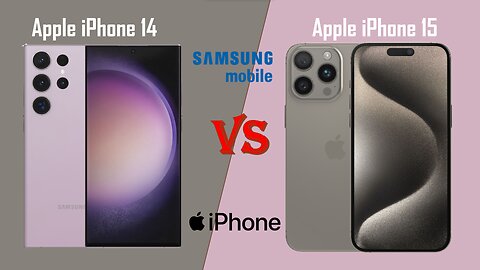 Samsung Galaxy S23 Ultra VS Apple iPhone 15 Pro Max | Comparison | @technoideas360 ​