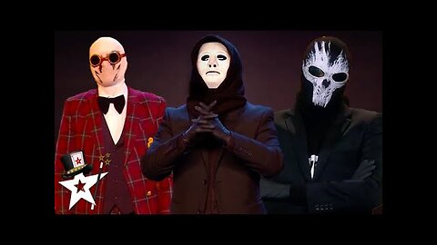 CREEPY TOP 3 Masked Magicians on Got Talent