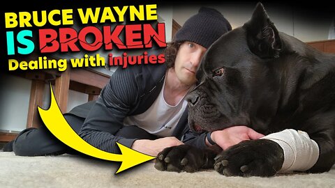 BRUCE WAYNE IS BROKEN - Dealing with Injury - COFFEE & CORSOS LIVE