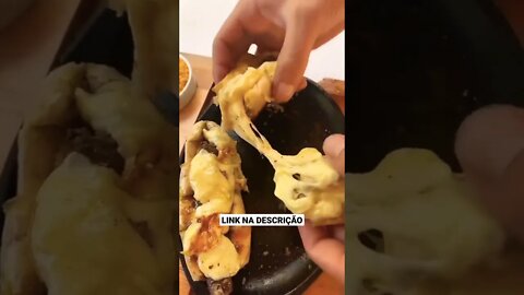 PÃO DE ALHO COM QUEIJO E CORAÇÃO DE FRANGO 😱🤤 | Receitas #Shorts