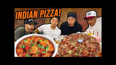 TRADITIONAL vs MODERN INDIAN FOOD (Punjabi Pizza!)