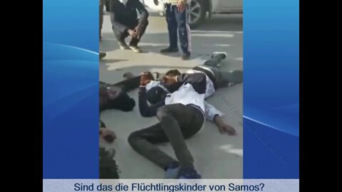 Sind das die Flüchtlingskinder von Samos?