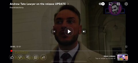 Andrew tates lawyer says things are going as planned!