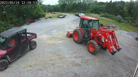 Security camera time lapse-A day of country living & land management