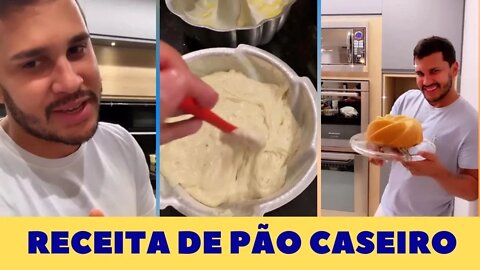 Lucas Guimarães Mostra uma Receita de PÃO CASEIRO Para a Ceia de Natal