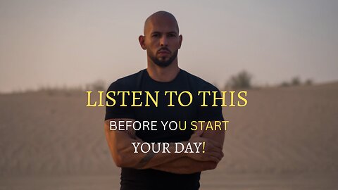 WATCH THIS EVERY DAY - Motivational Speech By Andrew Tate [YOU NEED TO WATCH THIS]