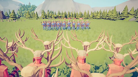 30 Bone Mages Versus 30 Chieftains || Totally Accurate Battle Simulator