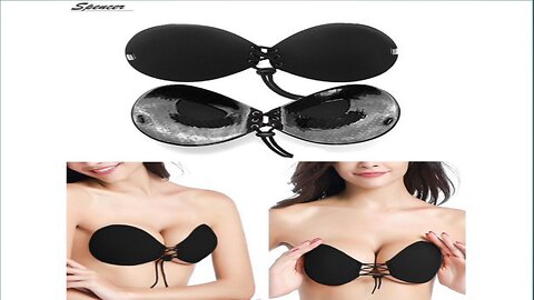 RHYFF's Adhesive Bra Strapless Sticky Push - The Most Comfortable Bra!