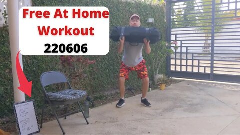 Free At Home Workout 220606 Wolfpack33 (10:00 EMOM! 💓)