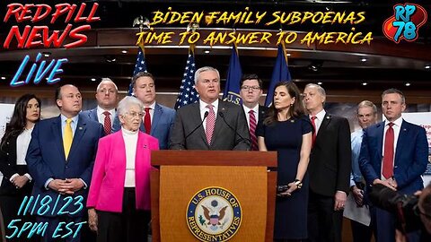 BIDEN FAMILY SUBPOENAS BEING DELIVERED ON RED PILL NEWS LIVE