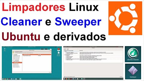 Limpadores de rastro Ubuntu Cleaner e Sweeper para Linux Ubuntu e derivados