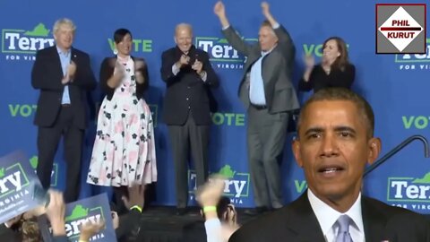 Joe Biden and Terry McAuliffe Dance in Virginia