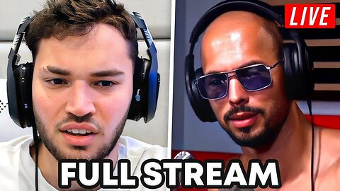 NewFullStream:Andrew Tate confronts Adin Ross For throwing him in Jail!!