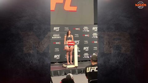 Irene Aldana misses weight at UFC 264 Official Weigh-in