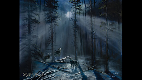 Wolf painting part 3