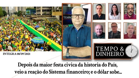 Depois da maior festa civica da historia do País, veio a reação do Sistema financeiro;e o dólar sobe