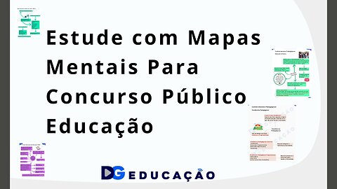 #mapas mentais para concurso público/ educação