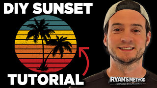 T-Shirt Design Tutorial: Sunset Silhouettes