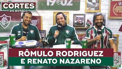 RÔMULO E RENATO FALAM DA RELAÇÃO MÚSICA-FUTEBOL, CLAUDINHA SAMBA E PHILL PERDE PARA LORENZO