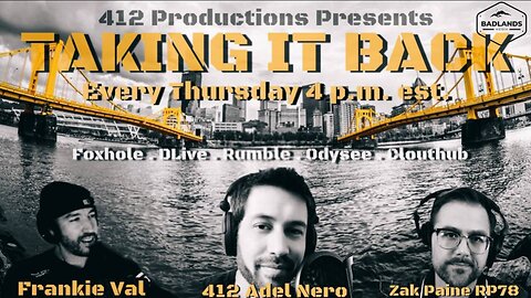 Taking it Back Ep 28 - Thur 4:00 PM ET -