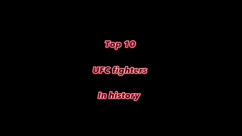 Top 10 ufc fighters