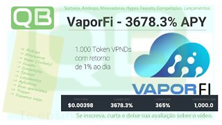 #APY 3678.3% - Precisa comprar 1.000 VPND (Chame os amigos)