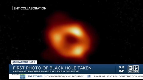 Arizona astronomers play big role in first photo of Milky Way's black hole