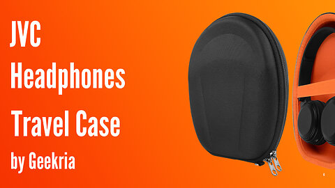 JVC Over-Ear Headphones Travel Case, Hard Shell Headset Carrying Case | Geekria