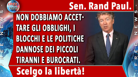 Il senatore degli Stati Uniti Rand Paul invita gli americani a "resistere" alle linee guida CDC.