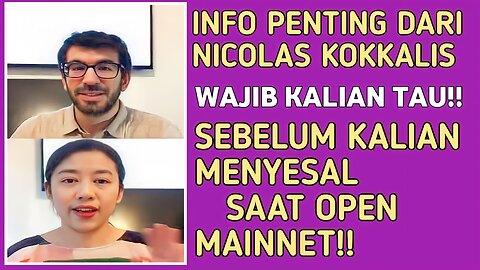 INFO PENTING DARI NICOLAS KOKKALIS WAJIB KALIAN TAU SEBELUM KALIAN MENYESAL SAAT OPEN MAINNET