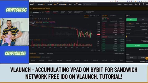 Vlaunch - Accumulating VPAD On Bybit For Sandwich Network Free IDO On Vlaunch. Tutorial!