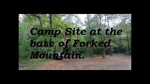 Camping Area at Forked Mtn. Arkansas