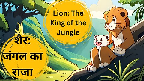 शेर: जंगल का राजा | Inspiring Moral Story | Animated Jungle Tale