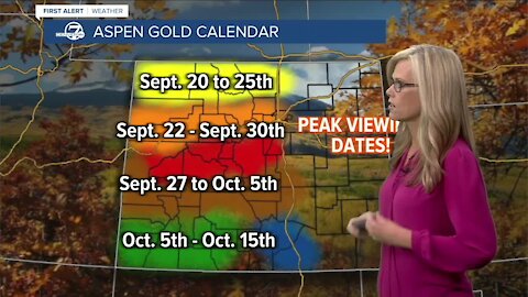 Your latest Colorado fall colors viewing forecast